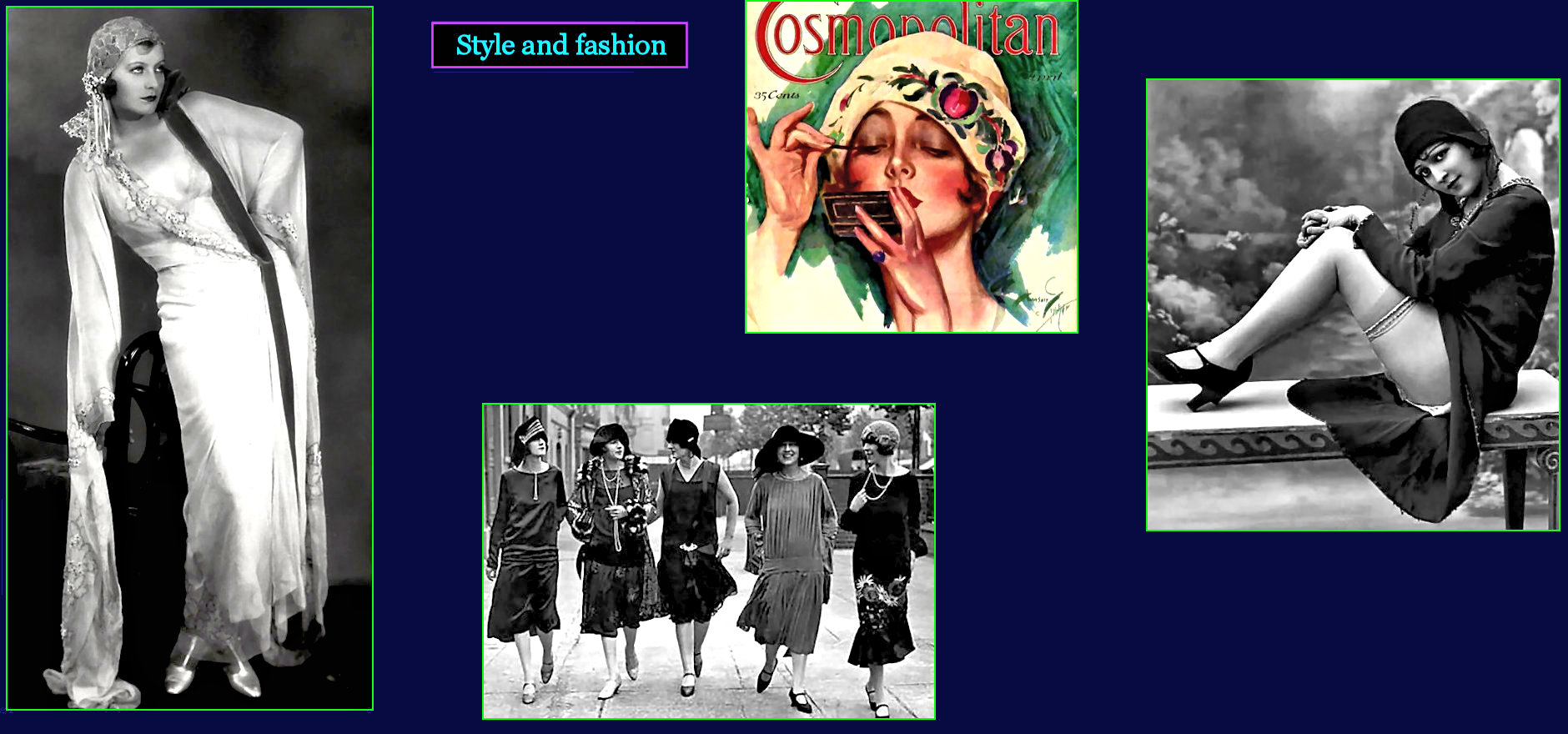 Style and fashion, 1920s